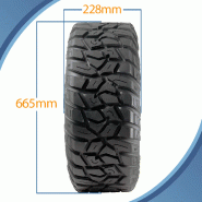 26x11.00-R14 Pneus ATV 275/55R14 OBOR 8-ply Antelope 78N Road Legal (Set of 4)_1