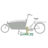 Arceau 2 vélos cargo robuste et personnalisable - VelCargo - Sécurisation pour biporteurs et triporteurs_2