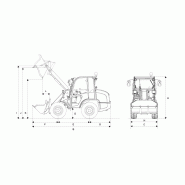 Mini-chargeuse Kramer 5025 - 1,5t - compacte et stable avec direction intégrale_1