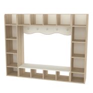 Vestiaire vague 12 enfants - Réf. V.DR12 - casiers et crochets simples, doubles ou triples