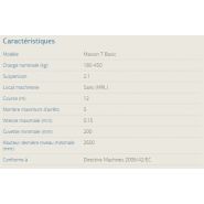 Ascenseur de maison t basic - kleemann - charge nominale 180 à 450 kg_1