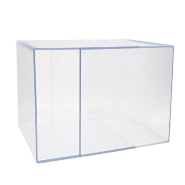 Cube démontable 25x25cm - Présentoir transparent en PMMA_1