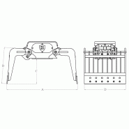 Pince à tri hydraulique Hardlife - utilisation professionnelle - lame renforcée - points de graissage - adaptation Morin, MBI, KLAC, Verachtert, Lehnoff_1
