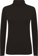 T-shirt Femme col roulé Feel Good - Réf: SK125 - Skinni Fit - 96% coton, manches longues, toucher doux_1