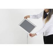 4089 - Porte-visuel de comptoir Afix Diffusion - mat réglable en hauteur, base en métal laqué, formats A4 ou A3_1