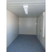 Bungalow monobloc ou juxtaposable standard - dimensions 6050x2450x2730mm - structure galvanisée avec isolation et équipements électriques_2