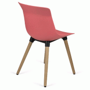 Chaise visiteur pieds bois So Savone - P33_1