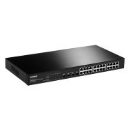 Commutateurs - switch - Emidax ES-5240G+ V3 - 24 ports RJ-45, 4 slots SFP, VLAN, LACP, QoS_1