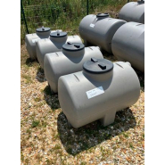 Polycuve pe 200l grise standard, diam : 0m58, lg : 0m91, hauteur : 0m63 - ref : w00022307003p - dabert-citernes_1