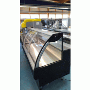 Vitrine froid ventilé positif ALYA L1960 TEKSO - noire, sans étagère, 1960 x 910 x 1280 mm, 2 prises arrière, éclairage LED_1