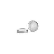 10 capsules deep ø 58 mm argent pasteurisables