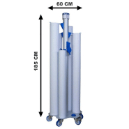 Chariot de transport 6 bobines Stock&Roll - compact, mobile et robuste pour charges lourdes_1