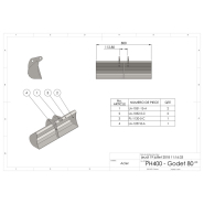 Godet standard  80 cm - hho_1