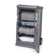 Kit antipollution mobile DENSORB, absorbants en caddy Medium gris, version Universel avec granulés - 259469W_1