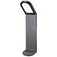 Pôle Aday IP54 - Borne lumineuse inclinée LED SMD 18W 3000K en aluminium anthracite_1