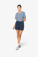 Short écoresponsable délavé en lyocell femme -  Réf: NS725_1