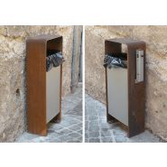 Doppio - poubelle publique - bottega7 - 56 litres_1
