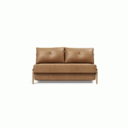 Canapé design convertible Innovation Living Cubed Wood 02 - couchage 140x200 cm - coloris Faunal Brown_1