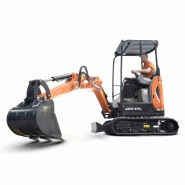 Mini-pelle 1,74T - Doosan DX17Z - compacte et performante_1