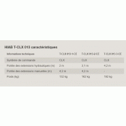 Grue auxiliaire HIAB T-CLX 013 - 1,2 tm - Portée hydraulique 2 à 4,2 m - Compacte pour camion léger_1