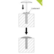 Clous de voirie inox - Direct Signalétique - Ø 100 mm - Fixation par scellement chimique - 26890_1