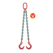 Elingue chaîne avec 2 crochets de fonderie Référence 4311X_1
