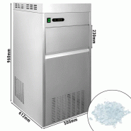 Machine à paillettes de glace - 100 kg/24h - stockage intégré de 25 kg_1