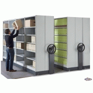 Système mobile de rangement pour livres et documents