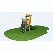 Structure de jeux combinée inox - 1 tour - Gamme Déclik DK6A - Créa Équipements_1