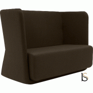 Canapé Softline Basket- 2 places - Feld marron 849, Standard_1