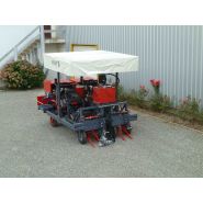 Récolteuse lieuse RL2 deux rangs - Erme - vitesse nominale 4 à 6 km/h - capacité 2 ha/8h - pour ail_1