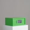 Coffre-fort d'hôtel motorisé - Laptop vert RAL6038 - BE Dutch - Code numérique et clé d'urgence_1