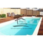 Lames de terrasses - Scierie Labadie - Pin maritime - Épaisseur 28 mm - Profils rainé ou bombé_1