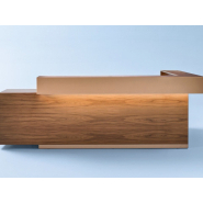 Banque d'accueil moderne éclairée - TOKI CUBE - design contemporain et élégant, modulable, avec éclairage LED optionnel_1