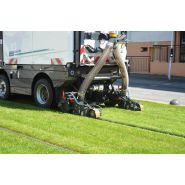 Balayeuse CMAR rail-route 600 RR - Balayage et nettoyage pour voies ferrées, tramways et métros - Puissance d'aspiration extrêmement élevée sur une largeur de balayage de plus de 3 m - Performances générales et moteur diesel EURO VI 162 CV_1