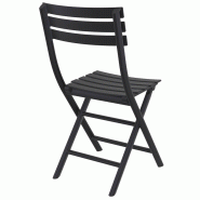 Chaise pliante de restaurant Lena - NOIR_1
