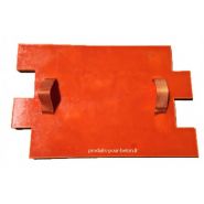 Châtelaine - 1R Moule de marquage pour béton empreinte - Effet pavage droit - Dimensions 64x43 cm avec options rigides et souples - PPB_1