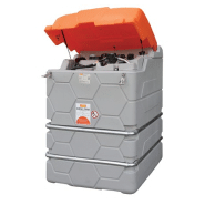 Cuve à carburants 1 500 litres - double paroi PE - pompe 230V 56 l/min - stockage intérieur et extérieur_1