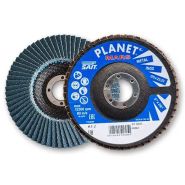 Disque à lamelles planet vert acier/inox Ø125 - grain 60_1