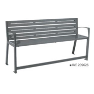 Banc et fauteuil SILAOS pour seniors - Rehausse 10 cm, repose-pieds et accoudoirs adaptés_1