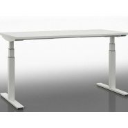 Bureau assis-debout intelligent WINGLET - réglable électriquement ou avec bouton push_1