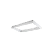 Caisson de saillie 30x60cm en aluminium blanc - réf kitsai306 - pour panneaux LED_1
