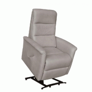 FAUTEUIL RELAX RELEVEUR ÉLECTRIQUE PERSAN  MICROFIBRE MASTIC_1