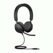 Jabra Evolve2 40 SE Casque Avec fil Arceau Appels/Musique USB Type-A Noir_1