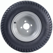 Roues pour tondeuse à gazon 20x10.00-10, 4 plis, pour gazon, P332, homologuées pour la route, jante PCD 100 mm (jeu de 2)_1