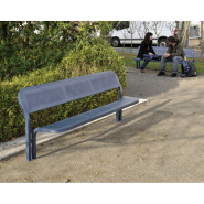 Banc public - acier CONVIVIALE® ref : 209020.Gpro - robuste et résistant aux intempéries_1