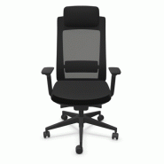 Fauteuil de bureau ergonomique ANDREA - synchrone automatique, blocable 3 positions - neuf_1