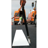 Jeu thermocollant la marelle fusée DecoMark® - résine thermoplastique - 2000 x 3500 mm - marquage préfabriqué_1