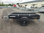Remorque freinée aluminium - Saris - DV135 - 1 essieu freiné - PTAC : 1350 kg - 255 x 133 cm - Référence : MC 255 133 1350 1_1