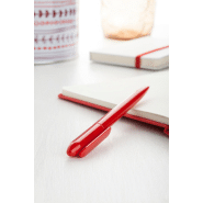 Stylo bille en plastique - encre bleue - couleur rouge - 7g_1